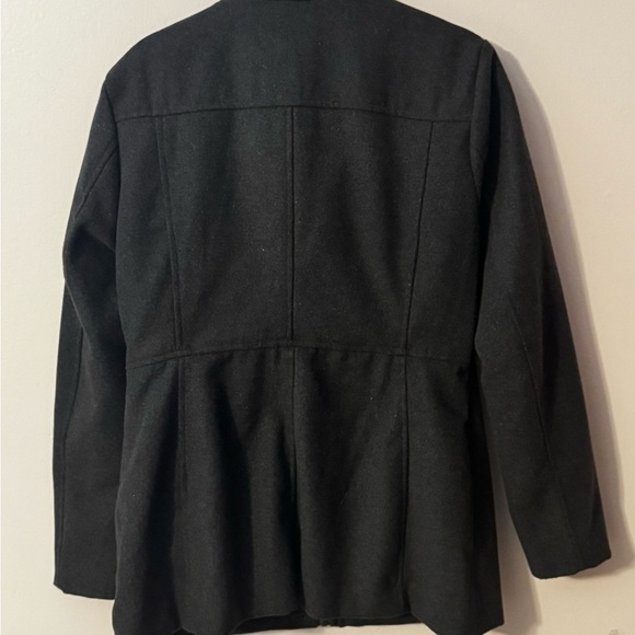 Rampage Coat Y2K Dark Grey Mid Length Toggle Size M GUC - Picture 3 of 7